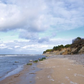 Staldzenes stāvkrasts ziemā Staldzenes stāvkrasts ziemā