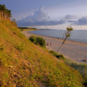 Jūrkalnes stāvkrasts vakara gaismā Jūrkalnes stāvkrasts vakara gaismā
