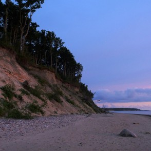 Jūrkalnes stāvkrasts pēc saulrieta Jūrkalnes stāvkrasts pēc saulrieta