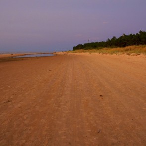 Kolkasrags vēlā vakarā Kolkasrags vēlā vakarā