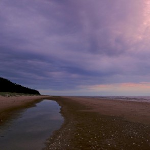 Vakara jūras ainava Kolkasragā Vakara jūras ainava Kolkasragā