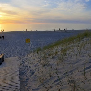 Saulriets Baltijas jūrā, Ventspils pludmale Saulriets Baltijas jūrā, Ventspils pludmale