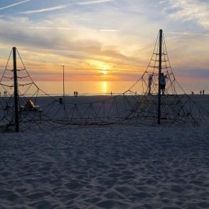 Saulriets Ventspils pludmalē Saulriets Ventspils pludmalē