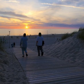 Saulriets Ventspils pludmalē Saulriets Ventspils pludmalē