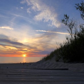 Saulriets Ventspils pludmalē Saulriets Ventspils pludmalē