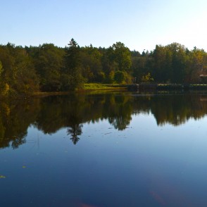 Zlēku dzirnavezera panorāma Zlēku dzirnavezera panorāma