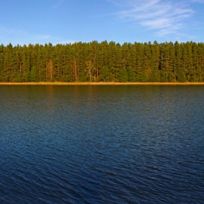 Usmas ezera panorāma pie Amjūdzes (Amjūdzupe) Usmas ezera panorāma pie Amjūdzes (Amjūdzupe)