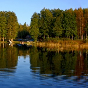 Usmas ezera panorāma Usmas ezera panorāma