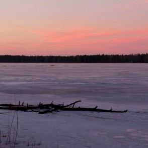 Slokas ezers rītausmā Slokas ezers rītausmā