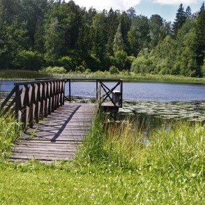 Laipa pie Mācītājmuižas ezera Laipa pie Mācītājmuižas ezera