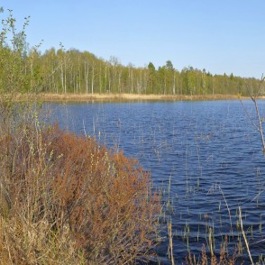 Klāņezera panorāma pavasarī Klāņezera panorāma pavasarī