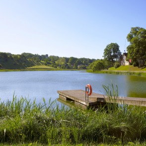 Talsu ezers un Talsu pilskalns Talsu ezers un Talsu pilskalns