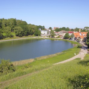 Skats no Talsu pilskalna Skats no Talsu pilskalna