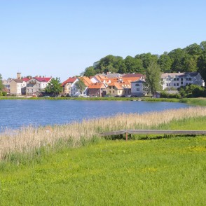 Talsu panorāma pie Talsu ezera Talsu panorāma pie Talsu ezera