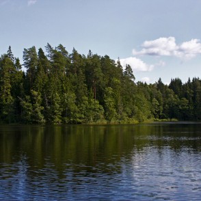 Mežmuiža Lake Landscape Mežmuiža Lake Landscape