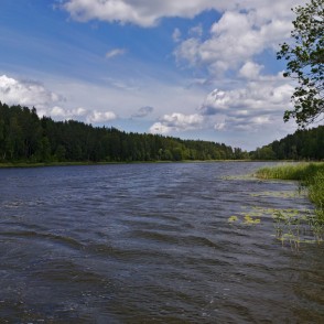 Valguma ezera ainava Valguma ezera ainava