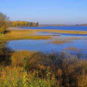 Ineša ezera ainava rudenī Ineša ezera ainava rudenī