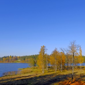 Skats uz Tempļa kalnu, rudens ainava Skats uz Tempļa kalnu, rudens ainava