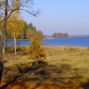 Alūksnes ezera rudens ainava Alūksnes ezera rudens ainava