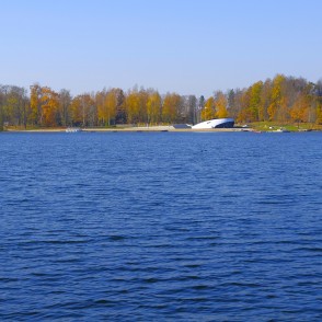 Skats uz Marijas salu Alūksnē Skats uz Marijas salu Alūksnē