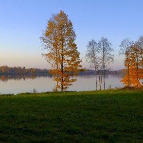Rudens ainava pie Stāmerienas ezera Rudens ainava pie Stāmerienas ezera