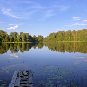 Ievas ezera panorāma Ievas ezera panorāma