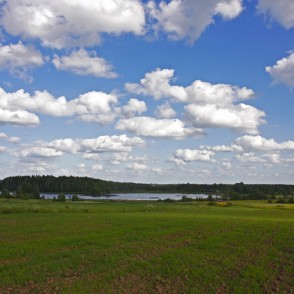 Micānu ezera ainava Micānu ezera ainava