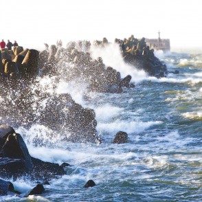 Liepājas Ziemeļu mols rudenī Liepājas Ziemeļu mols rudenī