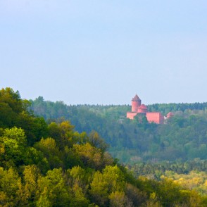 Skats uz Turaidas pili Skats uz Turaidas pili