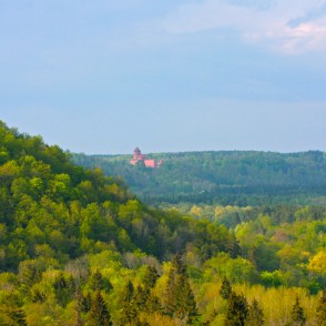 Skats uz Turaidas pili Skats uz Turaidas pili