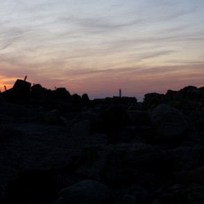 Daugavgrīvas mols pēc saulrieta Daugavgrīvas mols pēc saulrieta