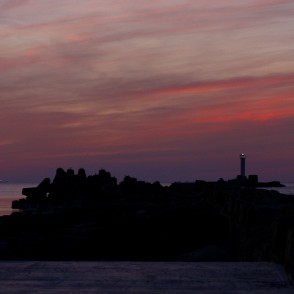 Daugavgrīvas mols pēc saulrieta Daugavgrīvas mols pēc saulrieta