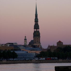 Skats uz Pēterbaznīcu Skats uz Pēterbaznīcu