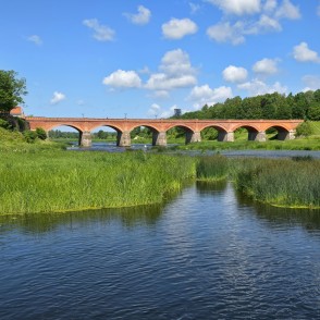 Kuldīgas vecais ķieģeļu tilts pār Ventu Kuldīgas vecais ķieģeļu tilts pār Ventu