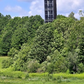 Skats uz Kuldīgas skatu torni Skats uz Kuldīgas skatu torni