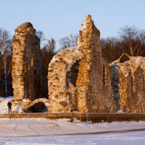 Kokneses pilsdrupu panorāma Kokneses pilsdrupu panorāma
