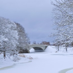 Skats no Pasta salas uz Lielupes tiltu Skats no Pasta salas uz Lielupes tiltu