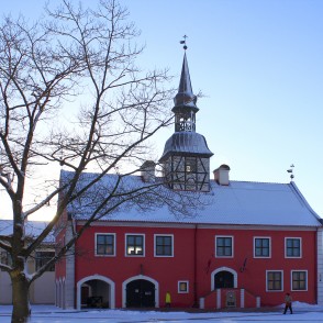 Bauskas Rātsnams ziemā Bauskas Rātsnams ziemā