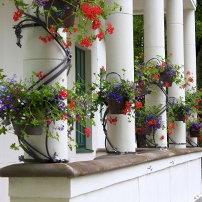 Puķupodi pie Teātra mājas Limbažos Puķupodi pie Teātra mājas Limbažos