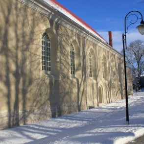 Bauskas Svētā Gara baznīca ziemā Bauskas Svētā Gara baznīca ziemā