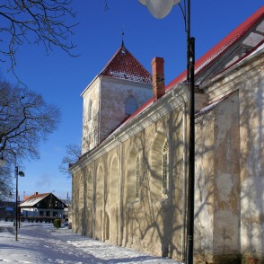 Bauskas Svētā Gara baznīca ziemā Bauskas Svētā Gara baznīca ziemā
