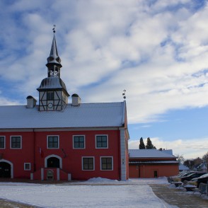 Bauskas Rātsnams ziemā Bauskas Rātsnams ziemā