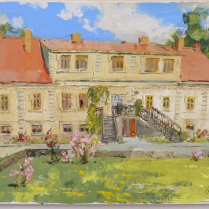 Spāres muiža gleznā Spāres muiža gleznā