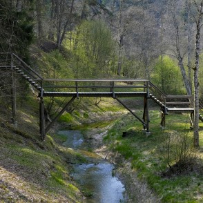 Sprīša tilts Tērvetes dabas parkā Sprīša tilts Tērvetes dabas parkā