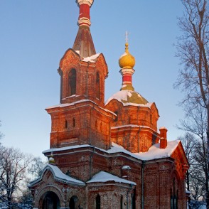 Kuldīgas pareizticīgo baznīca ziemā Kuldīgas pareizticīgo baznīca ziemā