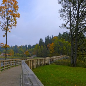 Gājēju tilts no Marijas salas uz Tempļa kalnu Gājēju tilts no Marijas salas uz Tempļa kalnu