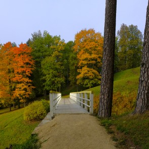 Alūksnes Tempļa kalna rudens ainava Alūksnes Tempļa kalna rudens ainava
