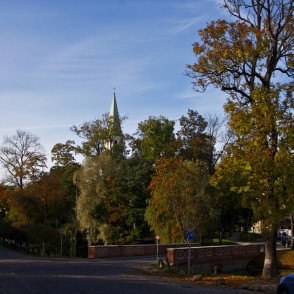 Skats uz Katrīnas luterāņu baznīcu Skats uz Katrīnas luterāņu baznīcu