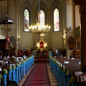 Kuldīgas Sv. Annas baznīcas iekšpuse Kuldīgas Sv. Annas baznīcas iekšpuse