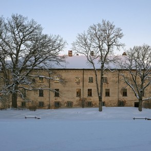 Dundagas viduslaiku pils ziemā Dundagas viduslaiku pils ziemā